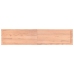 Tablero mesa madera tratada borde natural marrón 180x40x(2-4)cm