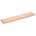 Tablero mesa madera tratada borde natural marrón 180x40x(2-6)cm