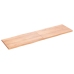 Tablero mesa madera tratada borde natural marrón 180x50x(2-4)cm