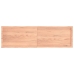 Tablero mesa madera tratada borde natural marrón 180x50x(2-4)cm