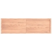 Tablero mesa madera tratada borde natural marrón 180x50x(2-6)cm