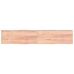 Tablero mesa madera tratada borde natural marrón 200x40x(2-4)cm