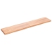 Tablero mesa madera tratada borde natural marrón 200x40x(2-6)cm