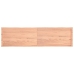 Tablero mesa madera tratada borde natural marrón 200x50x(2-4)cm