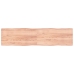 Tablero mesa madera tratada borde natural marrón 200x50x(2-6)cm