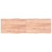 Tablero mesa madera tratada borde natural marrón 200x60x(2-4)cm