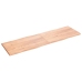 Tablero mesa madera tratada borde natural marrón 200x60x(2-4)cm