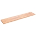 Tablero mesa madera tratada borde natural marrón 220x50x(2-4)cm