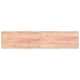 Tablero mesa madera tratada borde natural marrón 220x50x(2-6)cm