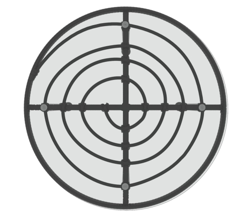 Juego de comedor de jardín 3 piezas ratán sintético negro