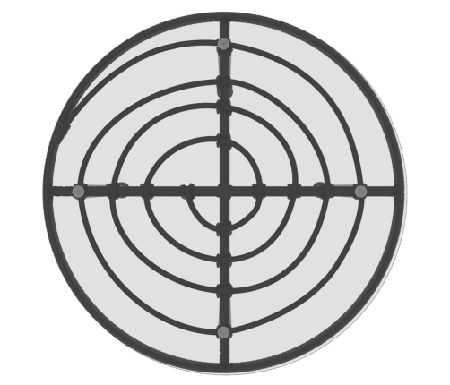 Juego de comedor de jardín 5 piezas ratán sintético negro