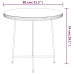 Juego de comedor de jardín 5 piezas ratán sintético