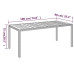 Set de comedor de jardín 7 pzas y cojines ratán sintético negro