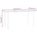 Set comedor jardín 5 pzas y cojines ratán sintético negro gris