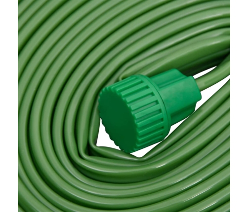 Manguera de riego 3 tubos PVC verde 7,5 m