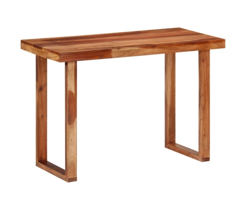 Mesa de comedor madera maciza de acacia 110x50x76 cm