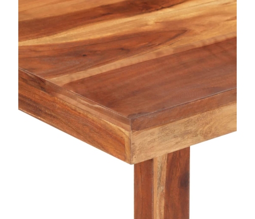 Mesa de comedor madera maciza de acacia 110x50x76 cm