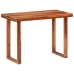 Mesa de comedor madera maciza de acacia 110x50x76 cm