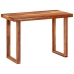 Mesa de comedor madera maciza de acacia 110x50x76 cm