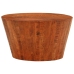 Mesa de centro de madera maciza de mango rugosa Ø 52x30 cm