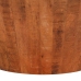 Mesa de centro de madera maciza de mango rugosa Ø 52x30 cm