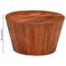 Mesa de centro de madera maciza de mango rugosa Ø 52x30 cm