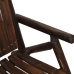 Juego de muebles de jardín 3 piezas madera maciza de abeto