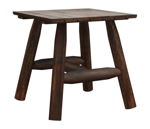 Juego de muebles de jardín 3 piezas madera maciza de abeto