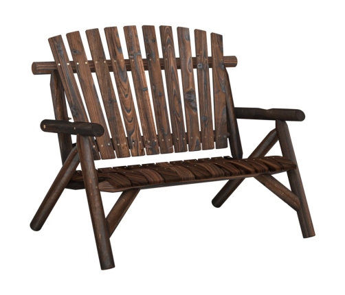 Juego de muebles de jardín 5 piezas madera maciza de abeto