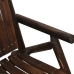 Juego de muebles de jardín 5 piezas madera maciza de abeto