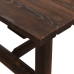 Juego de muebles de jardín 5 piezas madera maciza de abeto