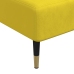 vidaXL Sofá cama en forma de L terciopelo amarillo 279x140x70 cm