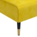 vidaXL Sofá cama en forma de L terciopelo amarillo 271x140x70 cm