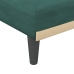 vidaXL Sofá cama en forma de L terciopelo verde oscuro 271x140x70 cm