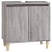 Set de muebles de baño 3 pzas madera contrachapada gris sonoma