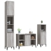 Set de muebles de baño 3 pzas madera contrachapada gris sonoma