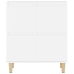 Aparadores 2 uds madera contrachapada blanco 60x35x70 cm