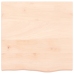 Tablero de mesa madera maciza roble sin tratar 60x60x(2-4) cm