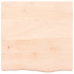 Tablero de mesa madera maciza roble sin tratar 60x60x(2-6) cm