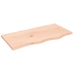 Tablero de mesa madera maciza de roble sin tratar 80x40x2 cm