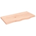 Tablero de mesa madera maciza roble sin tratar 80x40x(2-4) cm