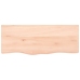 Tablero de mesa madera maciza roble sin tratar 100x40x(2-4) cm