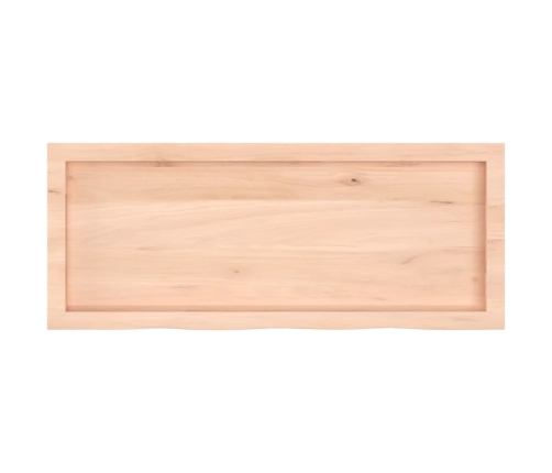 Tablero de mesa madera maciza roble sin tratar 100x40x(2-4) cm