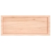 Tablero de mesa madera maciza roble sin tratar 100x40x(2-4) cm