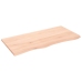 Tablero de mesa madera maciza de roble sin tratar 100x50x2 cm