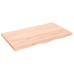 Tablero de mesa madera maciza roble sin tratar 100x60x(2-4) cm