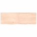 Tablero de mesa madera maciza roble sin tratar 120x40x(2-4) cm