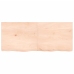 Tablero de mesa madera maciza roble sin tratar 120x50x(2-6) cm