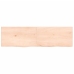 Tablero de mesa madera maciza roble sin tratar 140x40x(2-4) cm