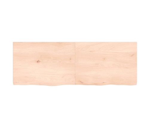 Tablero de mesa madera maciza roble sin tratar 140x50x(2-4) cm